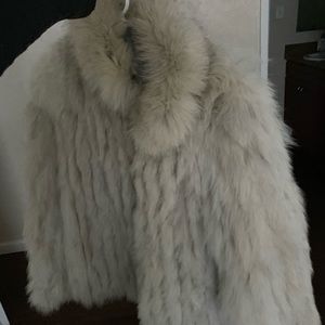 Real faux fur coat